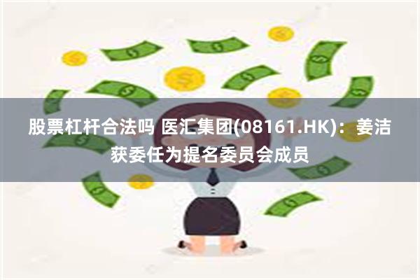 股票杠杆合法吗 医汇集团(08161.HK)：姜洁获委任为提